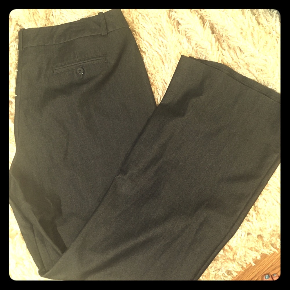 Worthington sz 14P shiny black straight leg pants